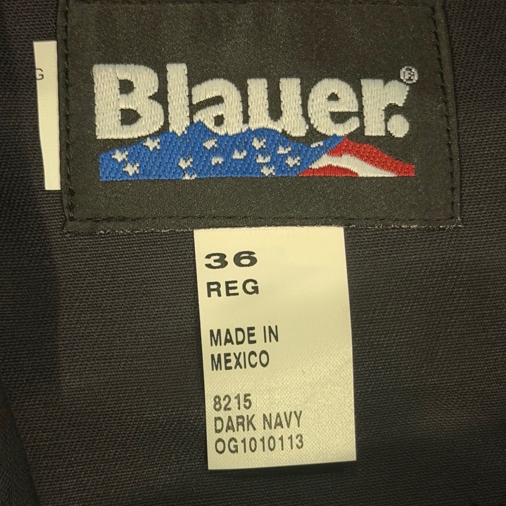 NWT Blauer 8215 6-Pocket 100% Cotton Tactical Cargo Station Pants Dark Navy 36 - Picture 5 of 5